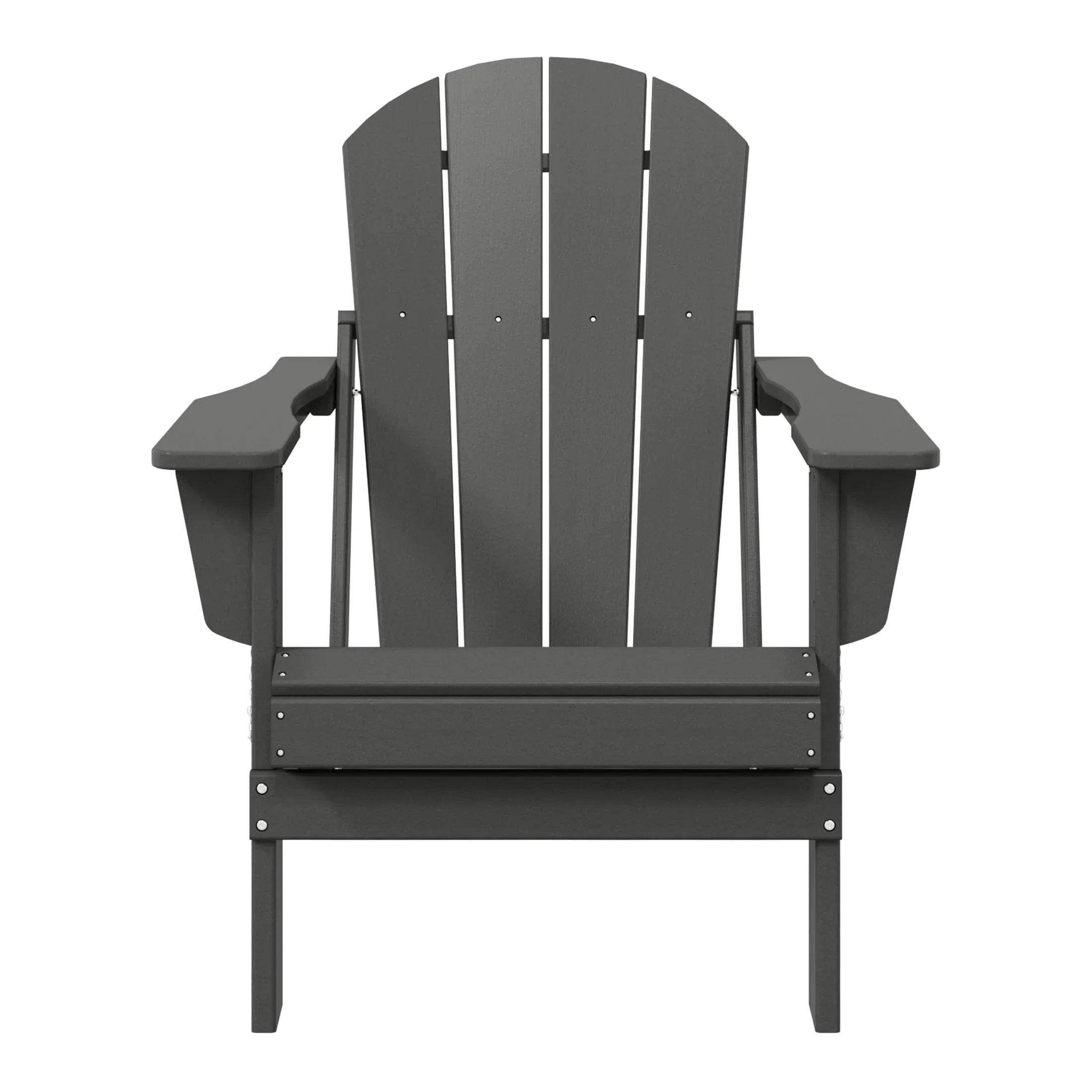 Polytrends Laguna Faltbarer Adirondack-Stuhl für den Außenbereich, wetterfest und lichtbeständig