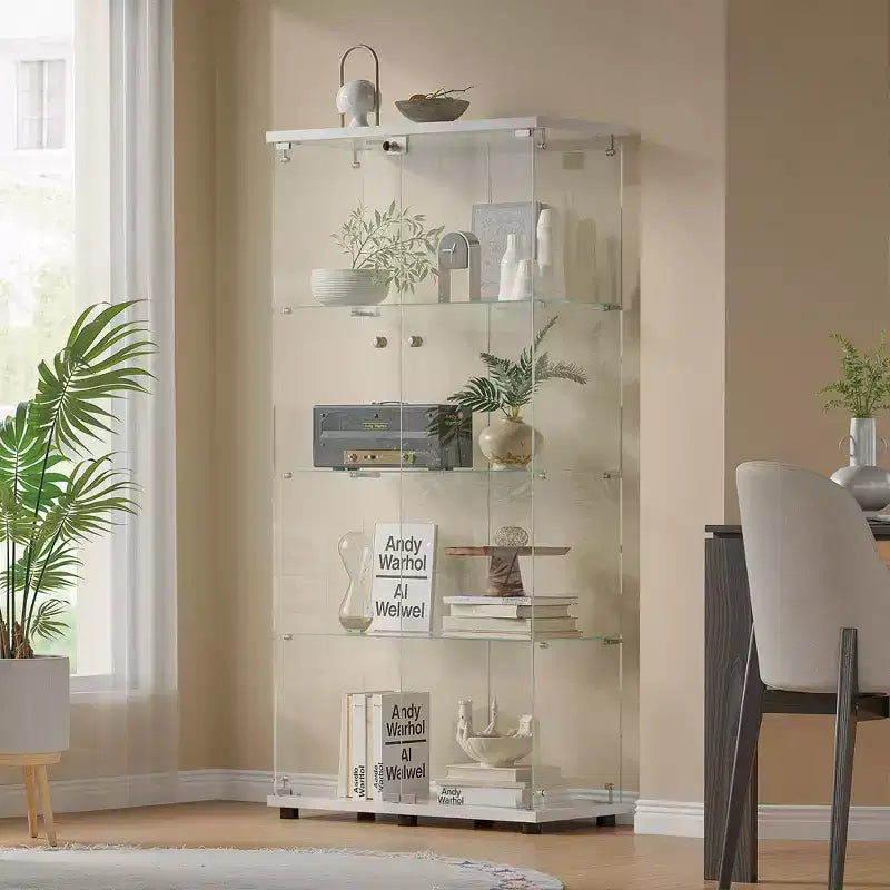 64,5 X 32 Glasvitrine Setzkasten mit Schloss
