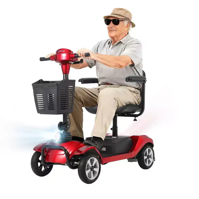 Faltbarer 4-Rad Elektromobil für Erwachsene, 150 kg Tragkraft, für den Außenbereich
