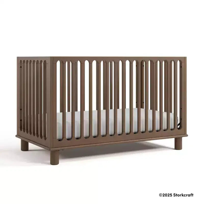 Storkcraft Sicily Deluxe 3-in-1-Kinderbett mit Kleinkindschutzgitter