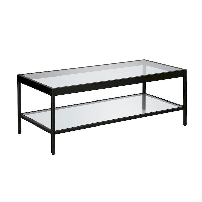 Alexis Couchtisch aus Metall und Glas