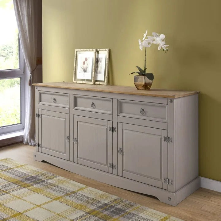 65 Holz-Buffet-Sideboard Bauernhaus - Corona Kollektion
