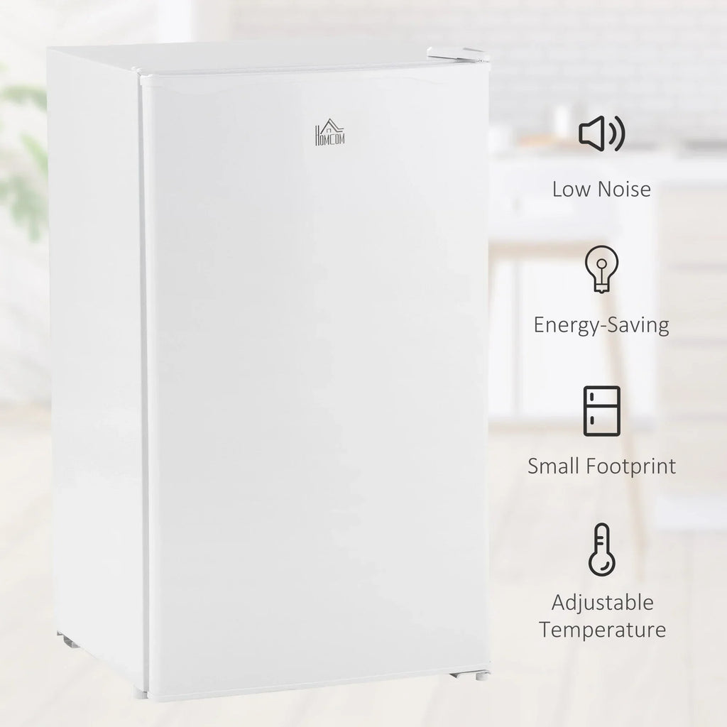 3.2 Cu.Ft Mini-Kühlschrank mit Gefrierfach, eintüriger Kompaktkühlschrank mit einstellbarem Thermostat für das Schlafzimmer