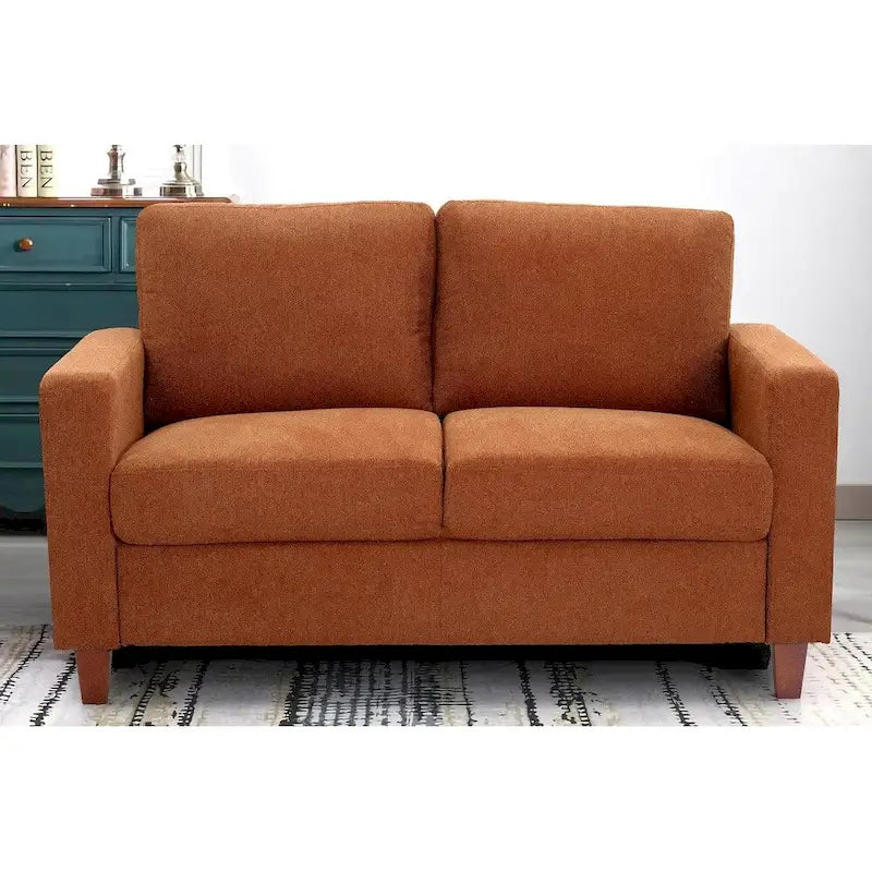 Miles Mid Century Modern Zweisitzer-Sofa mit Wendekissen Groß