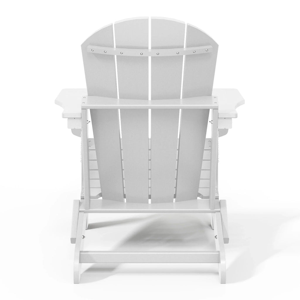 Polytrends Laguna Faltbarer Adirondack-Stuhl für den Außenbereich, wetterfest und lichtbeständig