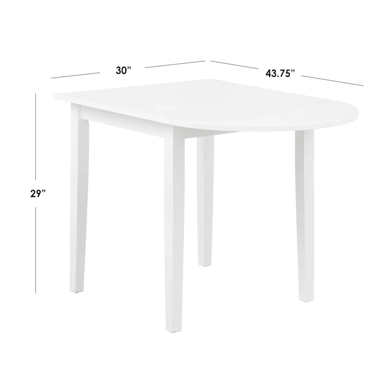 Landhaus-Essgruppe „Simple Living“ mit Klapptisch, 3-teilig