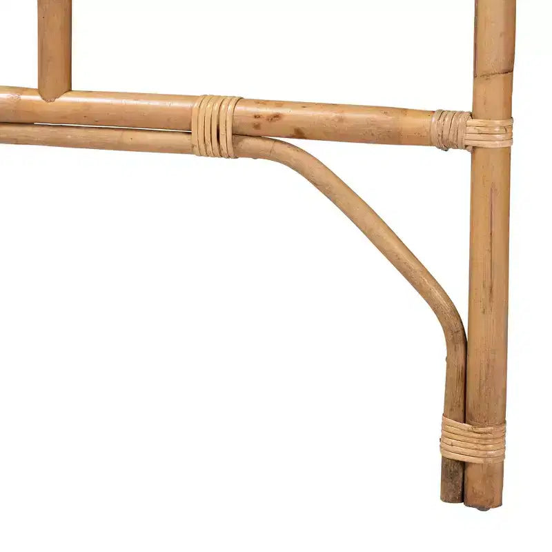 Kopfteil aus Naturrattan, Braun