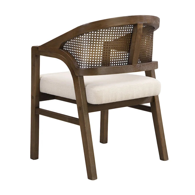 Christopher Knight Home - Esszimmerstuhl mit Rohrgeflecht (2er-Set)
