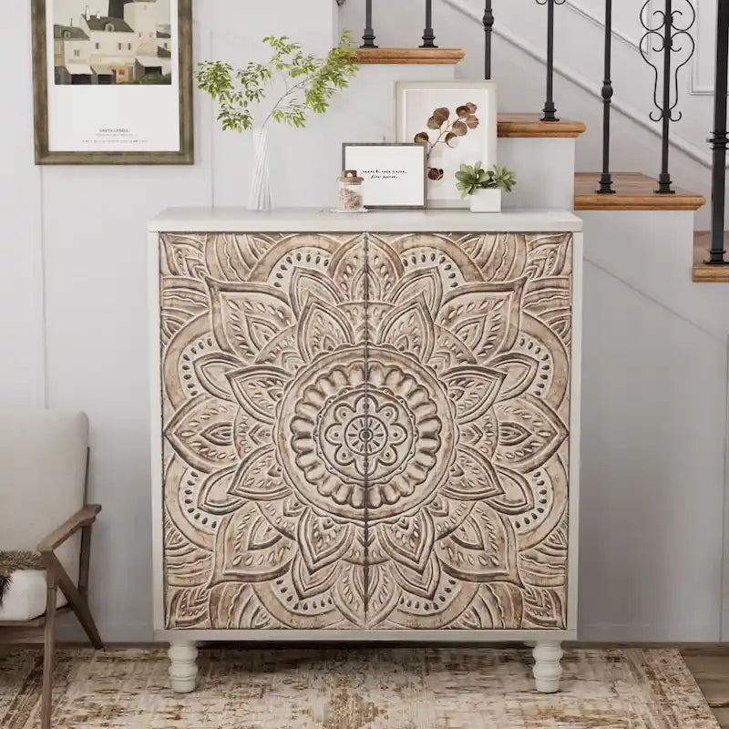 COSIEST Vintage-Sideboard, Aufbewahrungsschrank und Anrichte