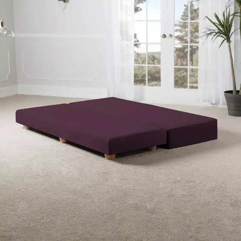 Tagesbett / ausklappbares Schlafsofa (Queensize) - Microvelvet