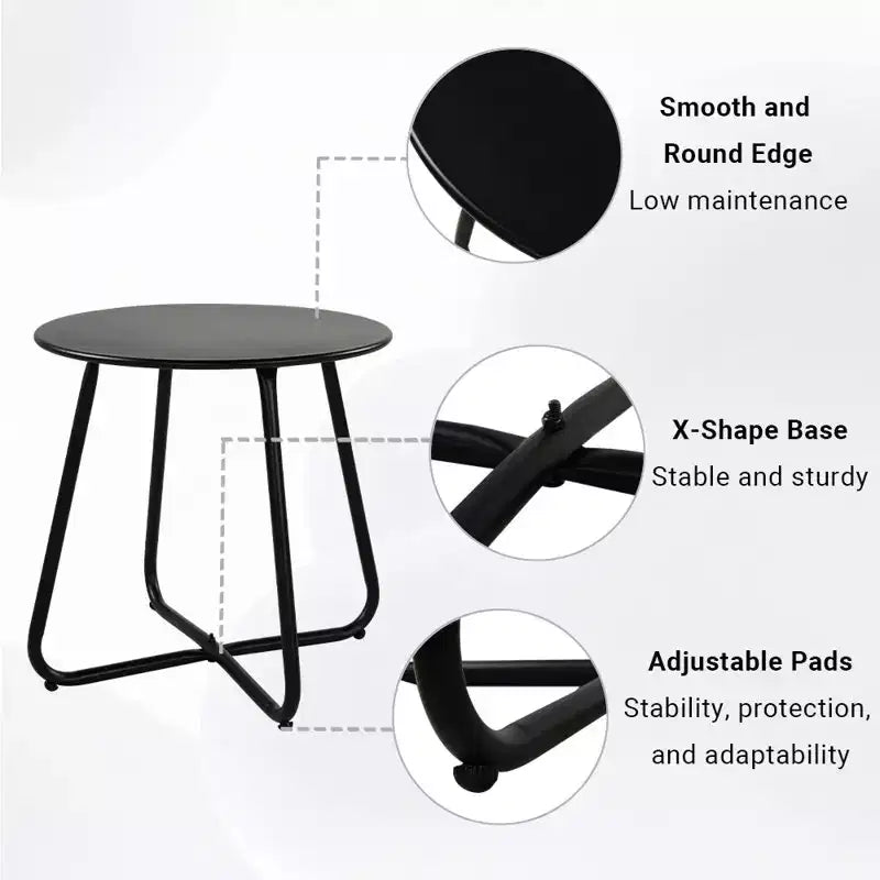 GRANDPATIO Outdoor 5-teiliges Korbsessel-Set mit Zweisitzer