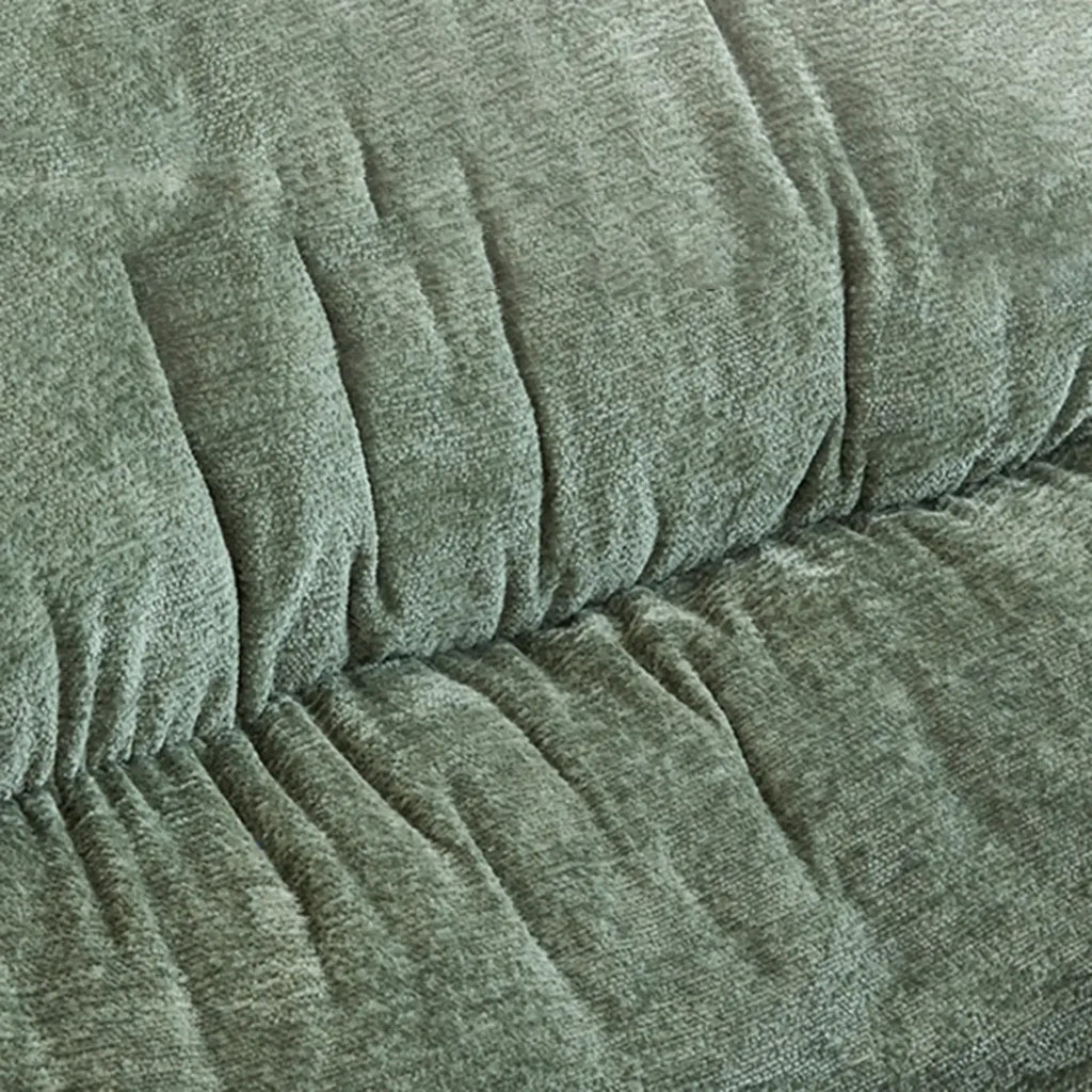 Moderner ergonomischer Schaukelstuhl aus Samt für das Kinderzimmer