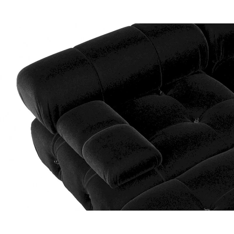 138 Modulares Schlafsofa, U-förmiges, minimalistisches Samtsofa