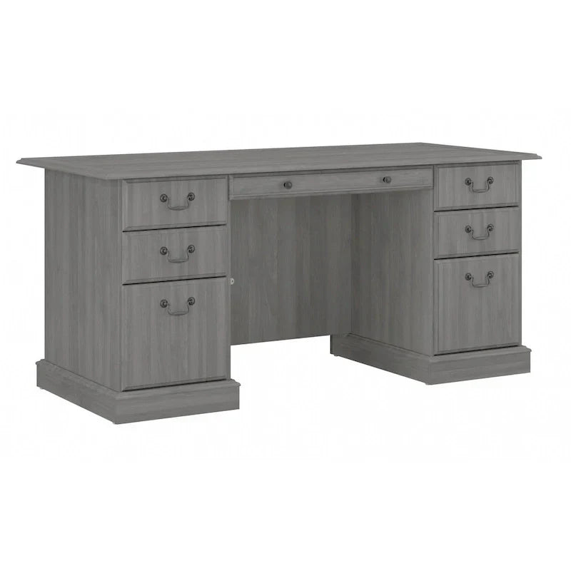 Bush Furniture Saratoga Chefsessel mit Schubladen und Stauraum