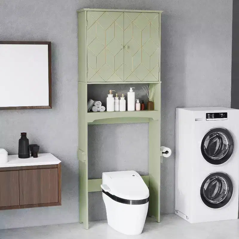 Badschrank über der Toilette Platzsparer fürs Badezimmer