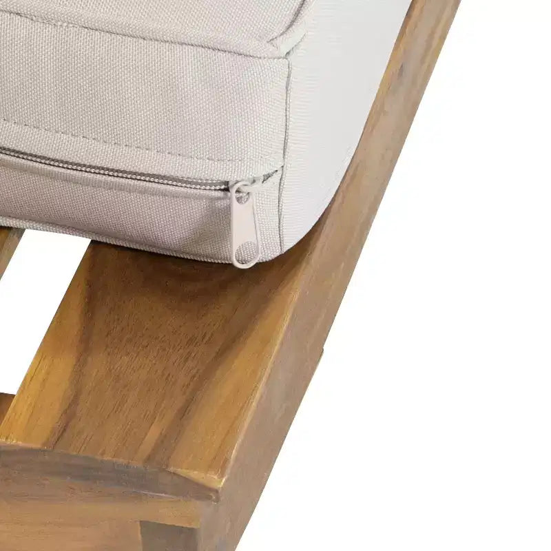 L-förmiges Outdoor-Sofa-Set, Terrassen-Freizeit-Lounge-Set, Garten-Gesprächs-Sitzgruppe mit Couchtisch und wasserabweisendem Kissen – ModernLuxe