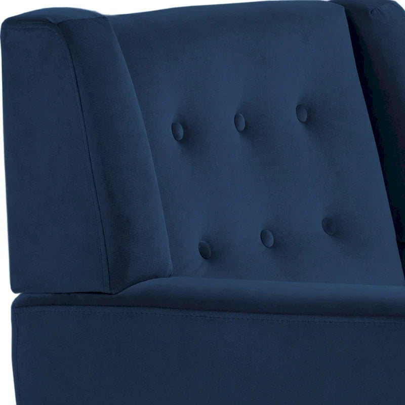 2er-Set Samt-Akzentsessel für Wohnzimmer, Polstersessel