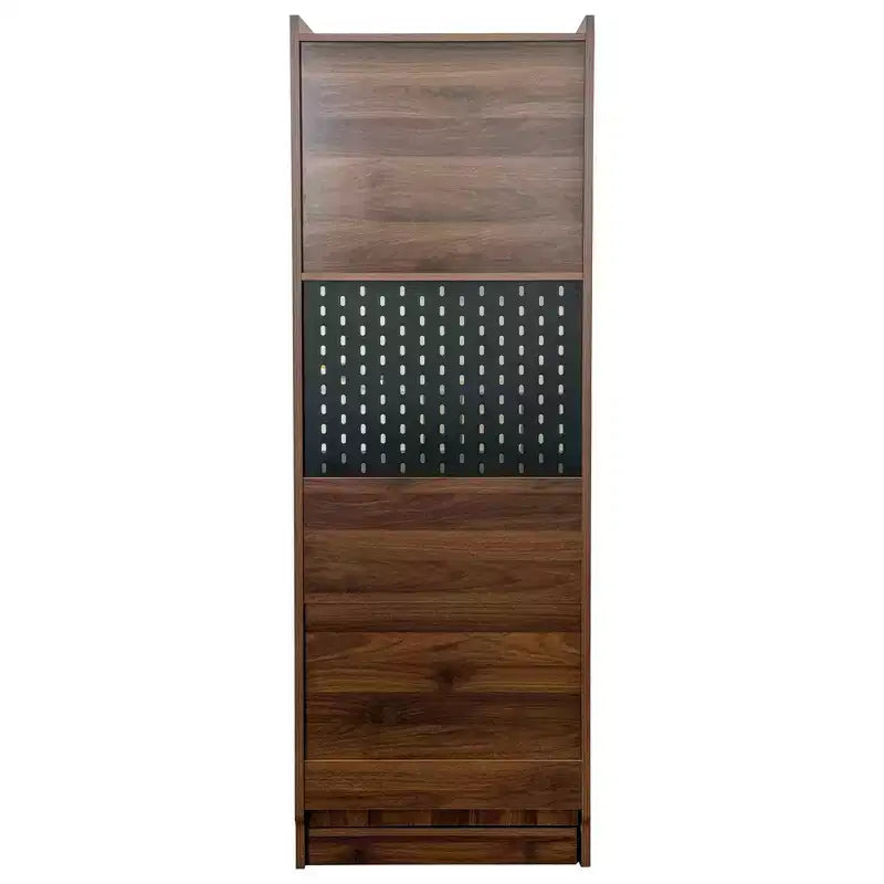 GDFStudio Sinclair Modern 36 Klappbarer Schreibtisch aus Holz mit Ablage