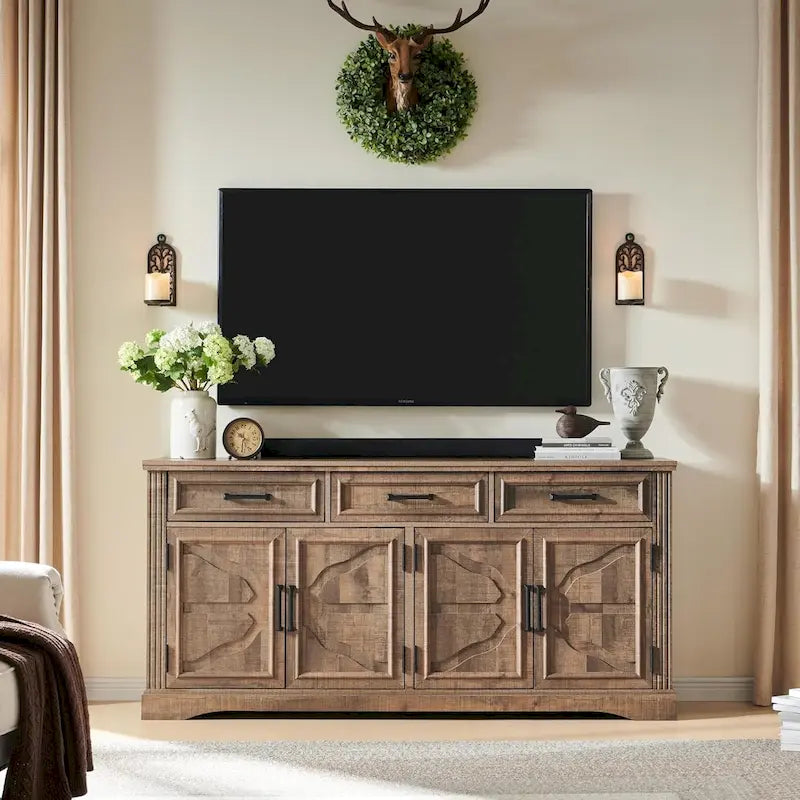 Buffetschrank Landhausstil, Kaffeebar Weinbar für Esszimmer - N/A
