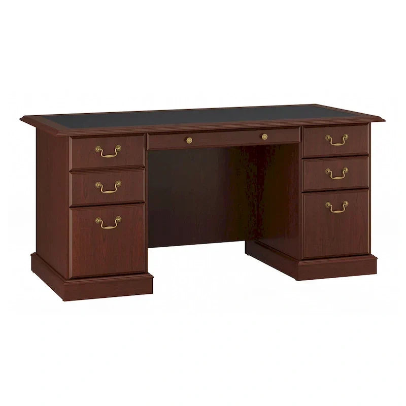Bush Furniture Saratoga Chefsessel mit Schubladen und Stauraum