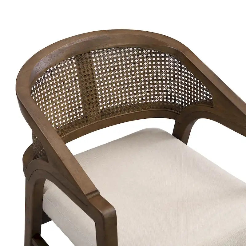 Christopher Knight Home - Esszimmerstuhl mit Rohrgeflecht (2er-Set)