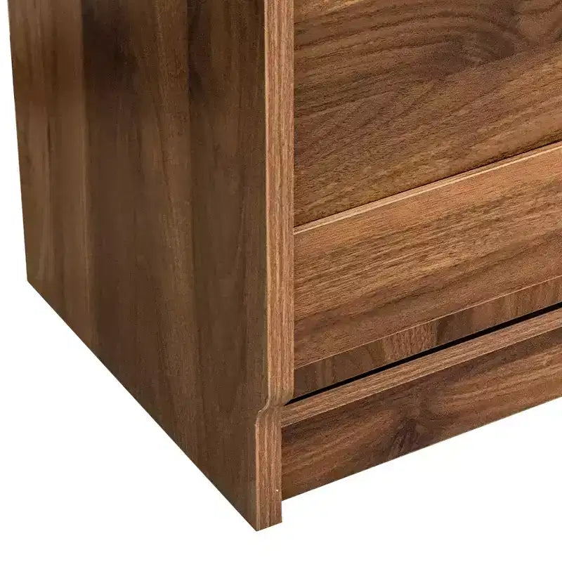 GDFStudio Sinclair Modern 36 Klappbarer Schreibtisch aus Holz mit Ablage