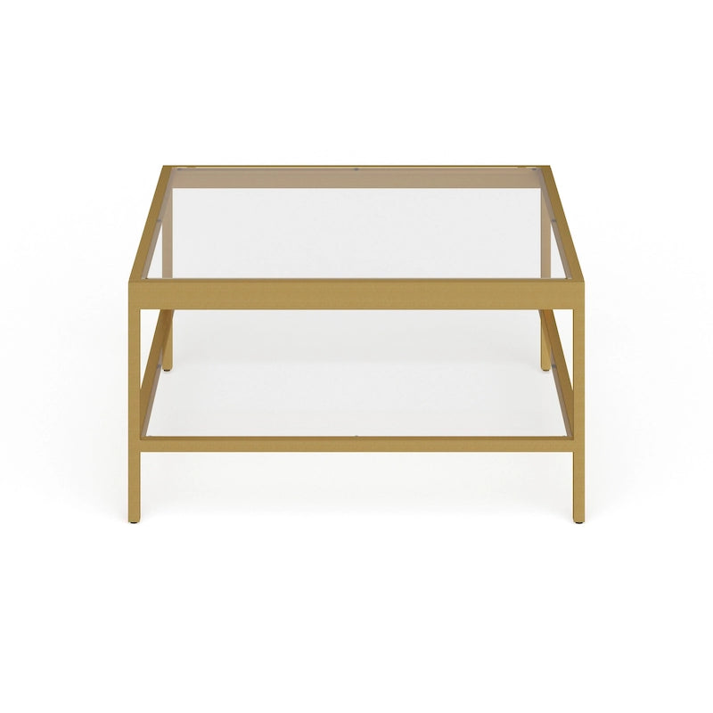 Alexis Couchtisch aus Metall und Glas