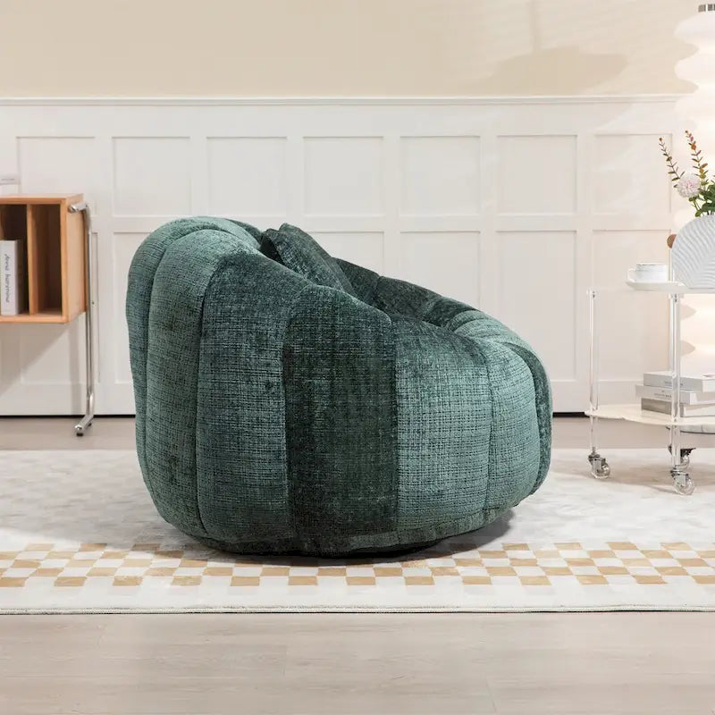 Chenille-Sitzsack – Faules Sofa