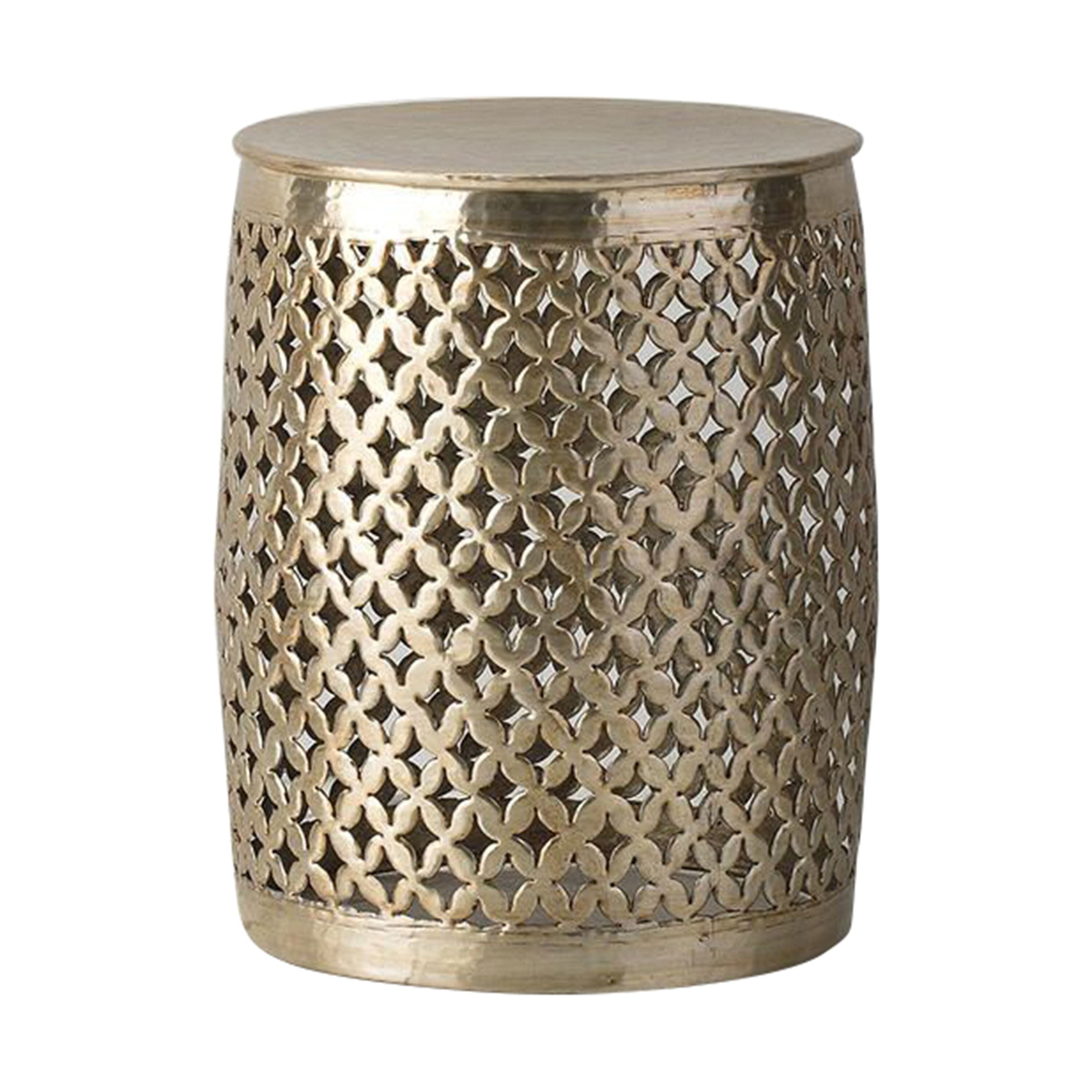 Runder Beistelltisch, gold