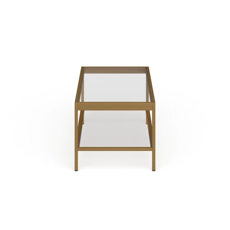 Alexis Couchtisch aus Metall und Glas