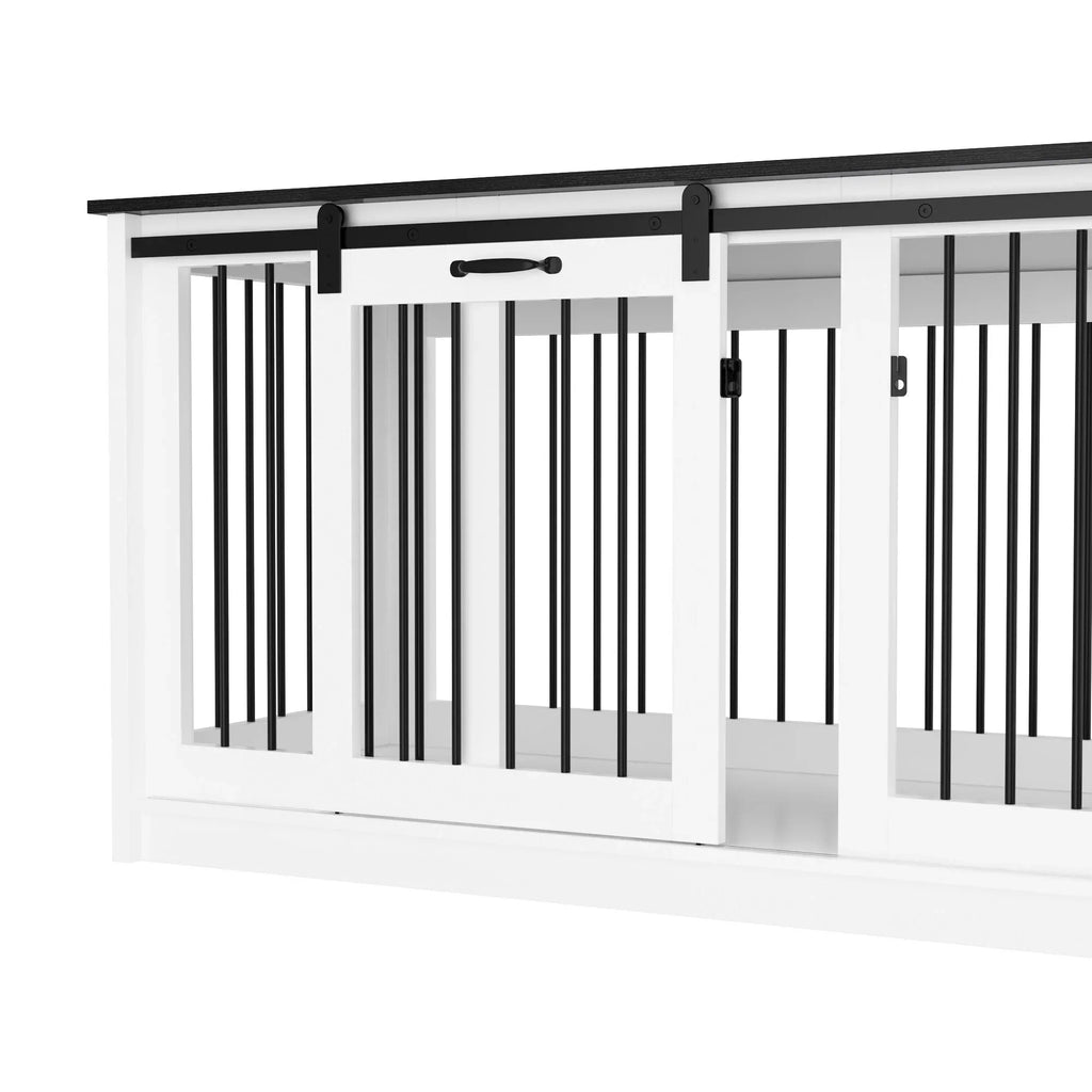 Hundehütte mit Eisenrohrverstärkung – Stylische und robuste Hundebox