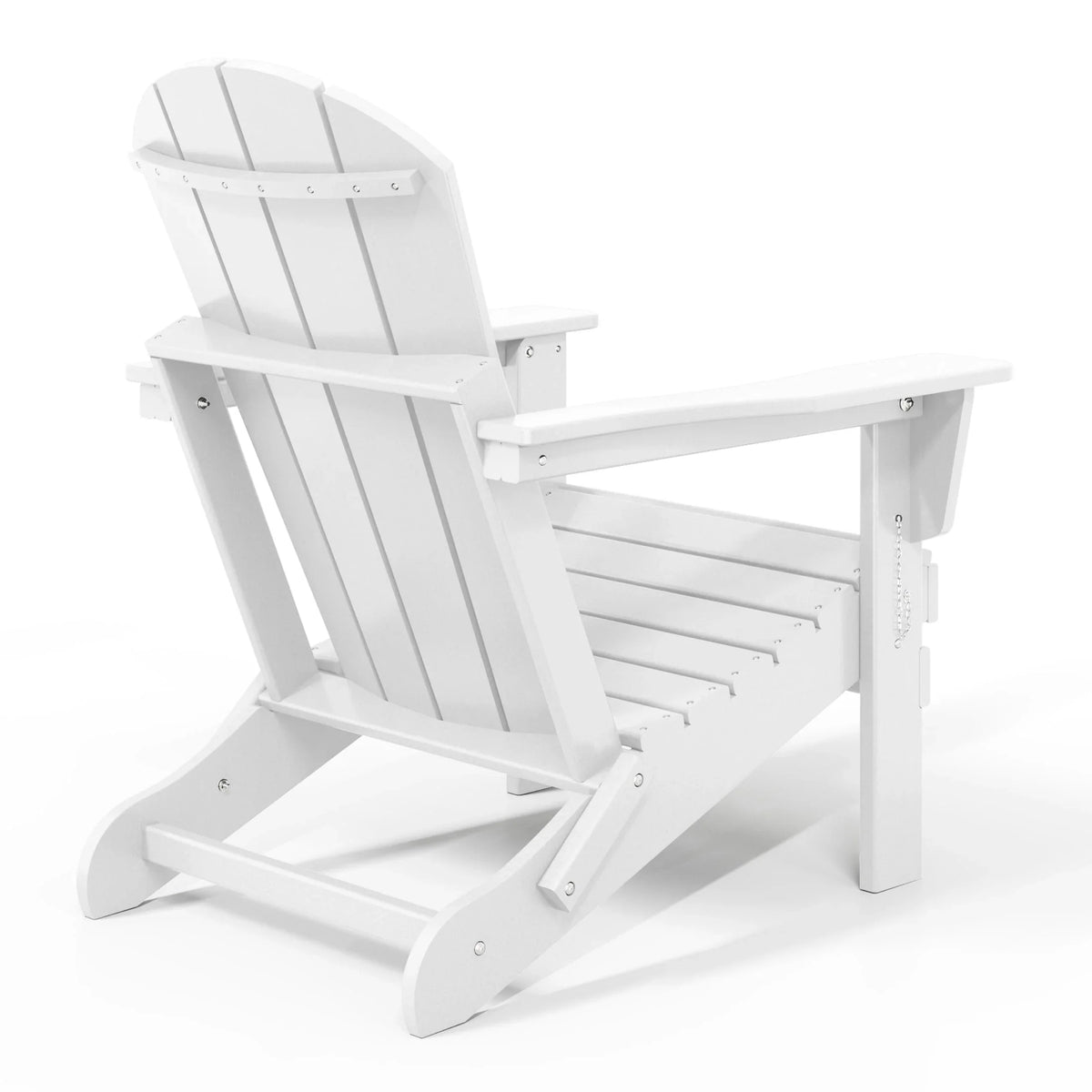 Polytrends Laguna Faltbarer Adirondack-Stuhl für den Außenbereich, wetterfest und lichtbeständig