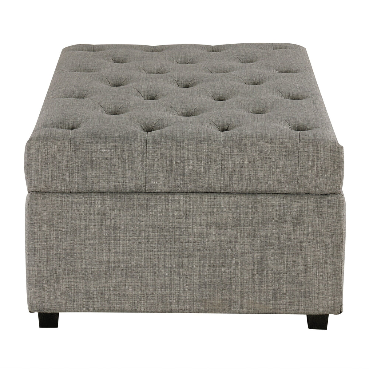 Klappsofa, 126 cm breiter Ottoman mit Klappsofa, wandelbarer Ottoman-Schlafsessel mit Memory-Matratze und getuftetem Design