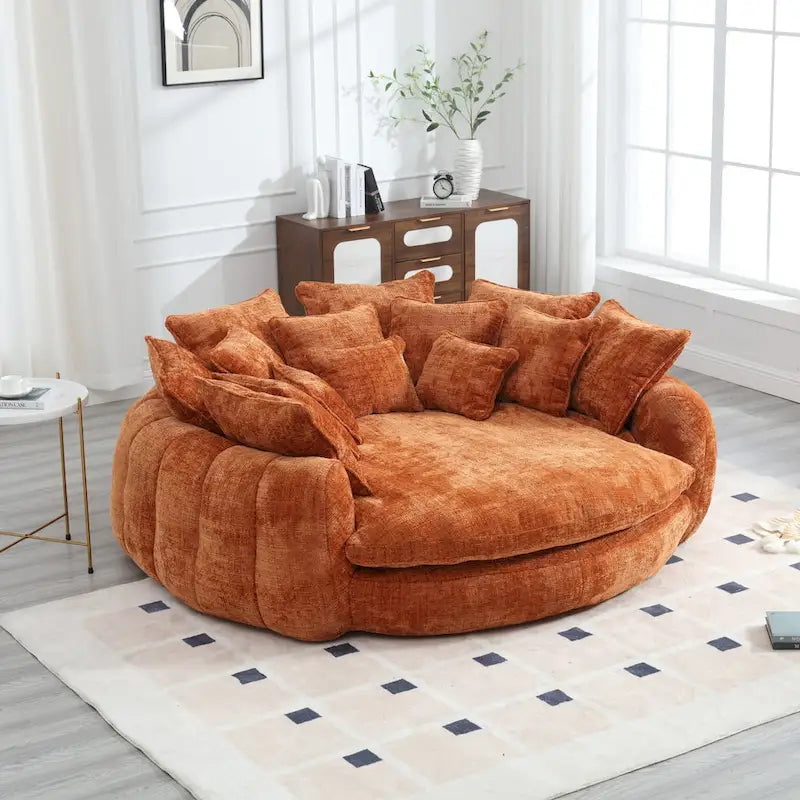 Bequemes Doppelschlafsofa, extra großes Schlafsofa mit Armlehnen