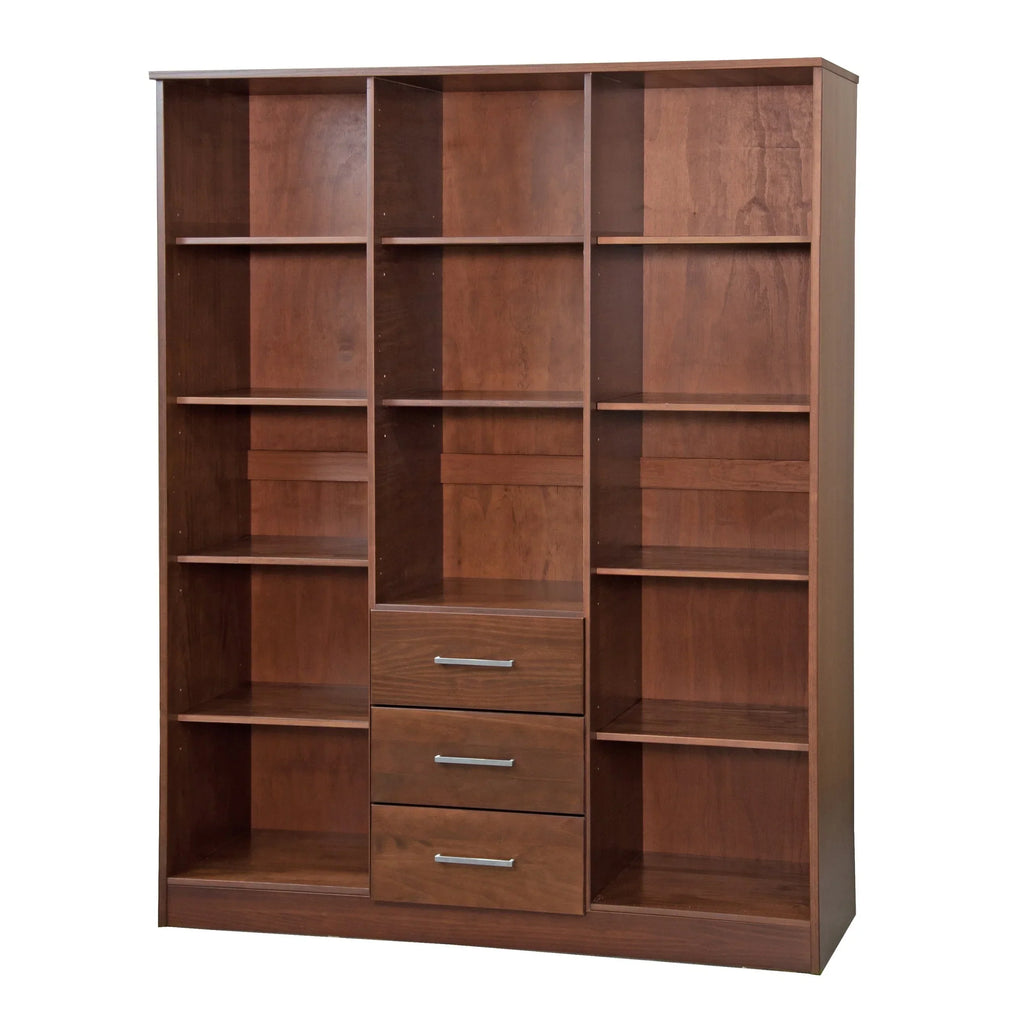 Palace Imports 100% Massivholz Cosmo Kleiderschrank mit 3 Türen mit Massivholz- oder Spiegeltüren