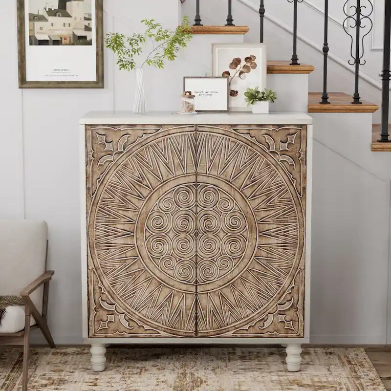 COSIEST Vintage-Sideboard, Aufbewahrungsschrank und Anrichte