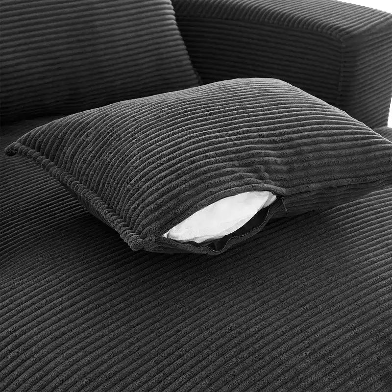 360° drehbarer Loungesessel, drehbarer runder Fass-Sessel mit Kissen für das Wohnzimmer