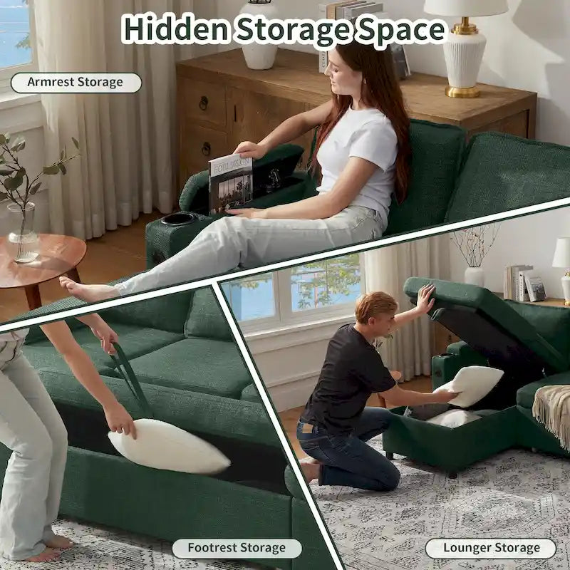 80 L-förmiges Schlafsofa, Sofabett mit Ausziehbett, umwandelbares Schlafsofa
