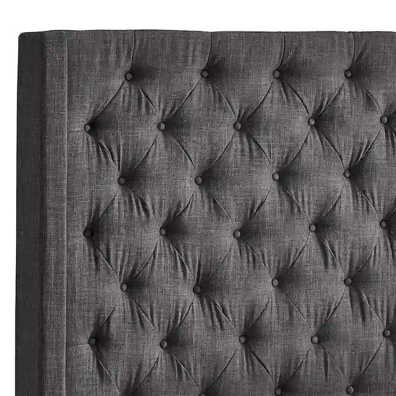 Naples Button-Tufted Wingback-Kopfteil ohne Bettgestell von iNSPIRE Q Artisan