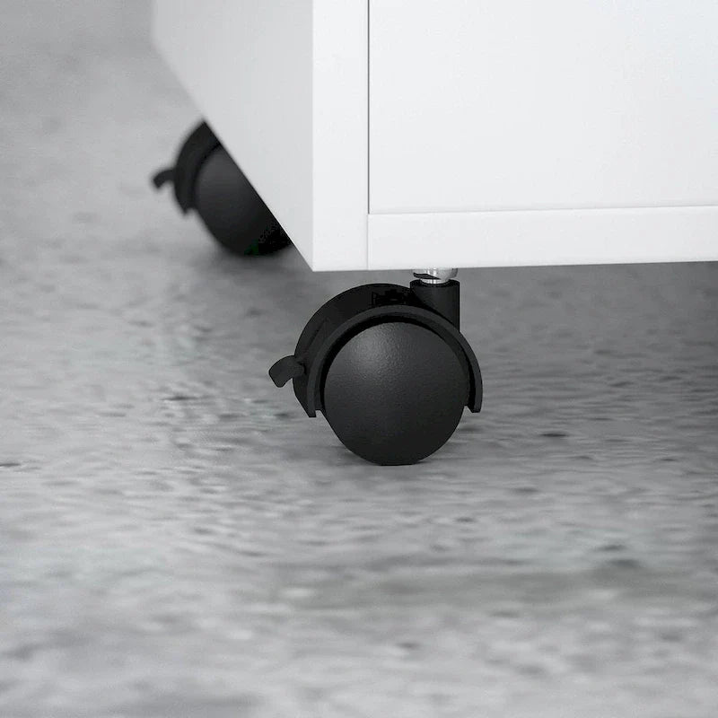 Echo L-Schreibtisch mit Aufsatz und Schubladen