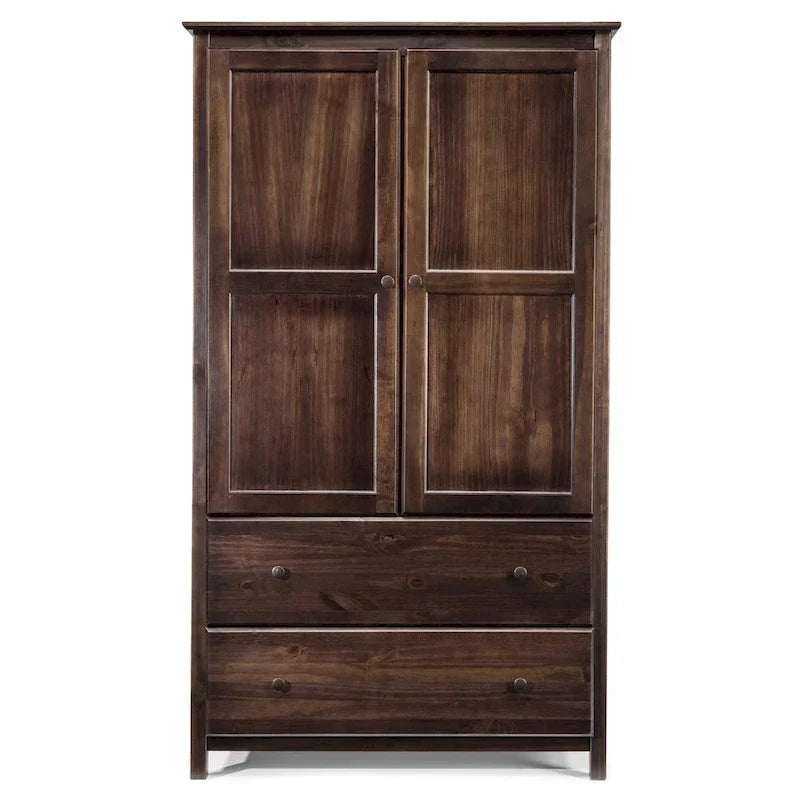 2-türiger Massivholzschrank - 41x72x22