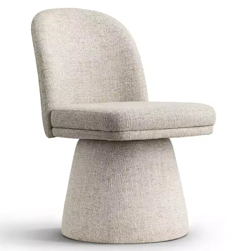 6er-Set moderne, armlose 360-Grad-Drehstühle mit Sockelgestell, elegante Akzentstühle für Küche, Esszimmer oder Büro – Panipeachy