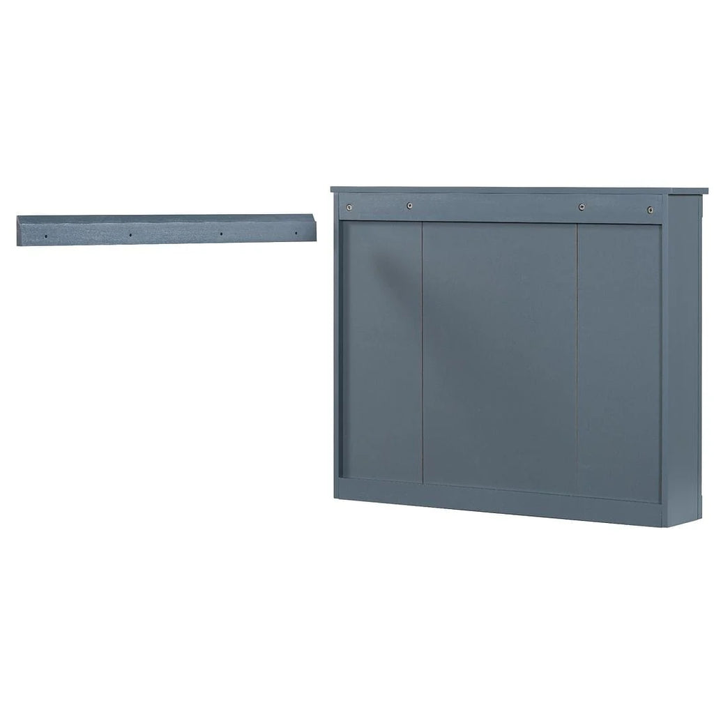 Moderner 36'' Badschrank mit Aufsatzwaschbecken und Spiegelschrank, 2 Türen und 2 Schubladen