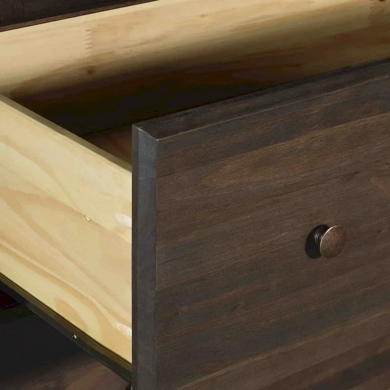 2-türiger Massivholzschrank - 41x72x22
