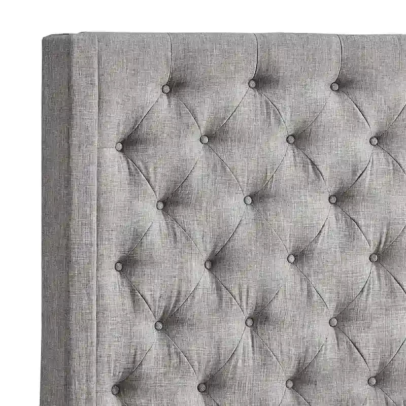 Naples Button-Tufted Wingback-Kopfteil ohne Bettgestell von iNSPIRE Q Artisan