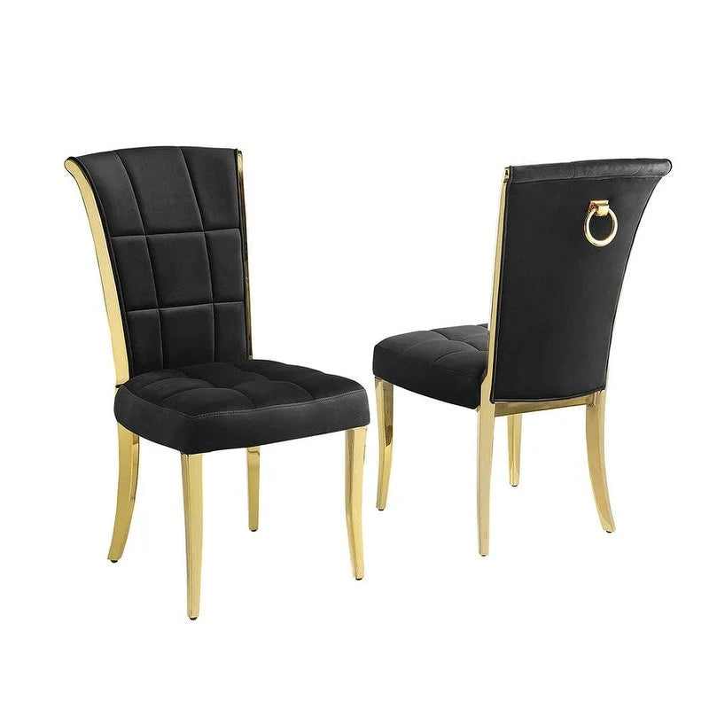 Beste Qualität Möbel D325-SC324-7 5-teiliges rundes Esszimmer-Set