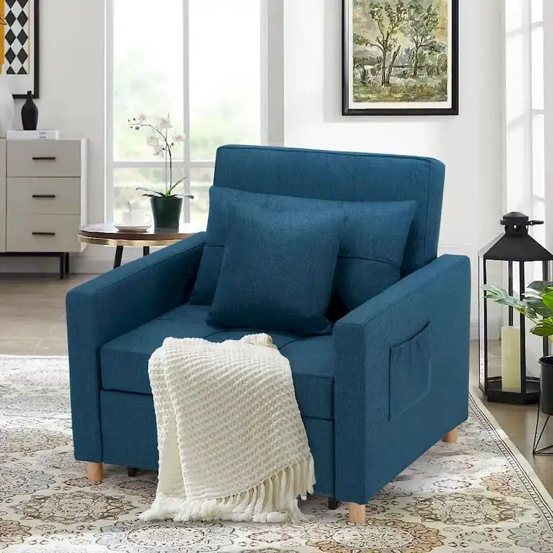 Verstellbares Schlafsofa, 3-in-1-Funktion, verschiedene Farben, für 1 Person