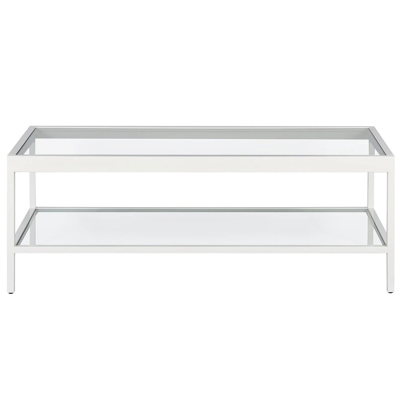 Alexis Couchtisch aus Metall und Glas