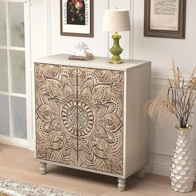 COSIEST Vintage-Sideboard, Aufbewahrungsschrank und Anrichte