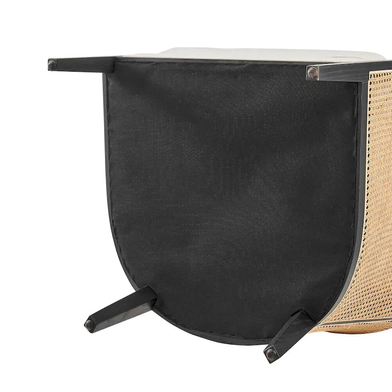 Tillman Akzentsessel mit Rattanbezug